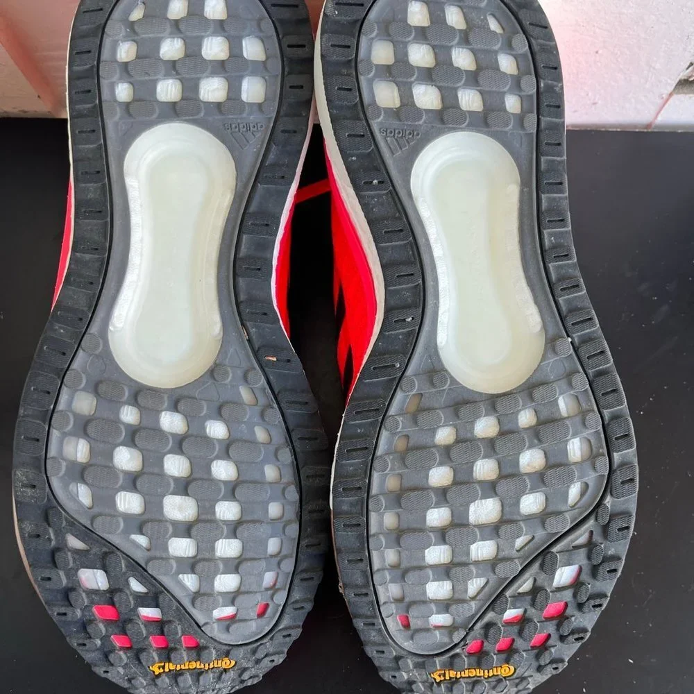 Adidas Men's Solar Glide 3 Signal Pink  FV7255  Running Shoes Sneakers Size 11